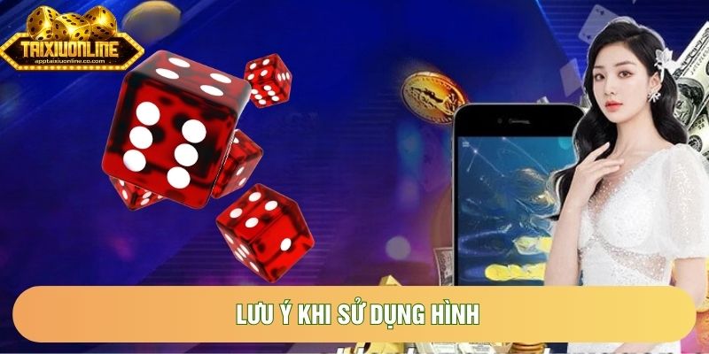Lưu ý khi sử dụng hình Lưu ý khi sử dụng hình