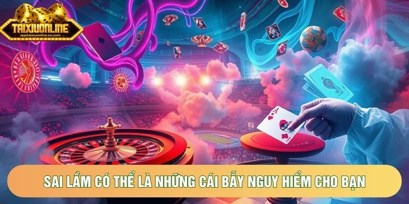Sai lầm có thể là những cái bẫy nguy hiểm cho bạn Sai lầm có thể là những cái bẫy nguy hiểm cho bạn