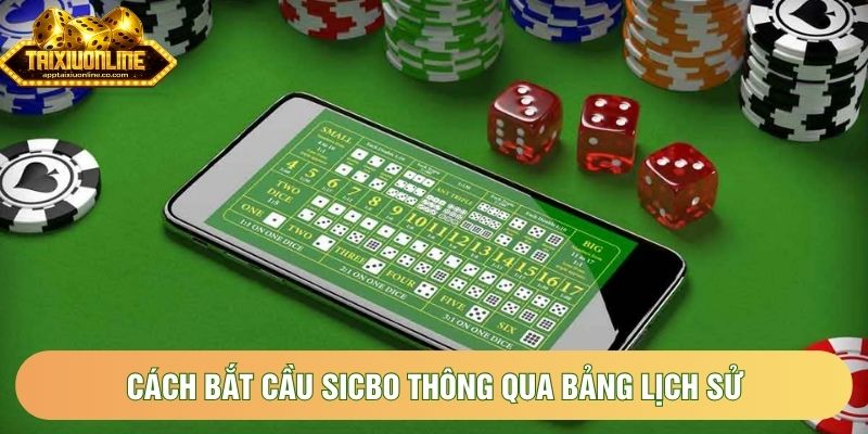 Cách bắt cầu sicbo thông qua bảng lịch sử Cách bắt cầu sicbo thông qua bảng lịch sử