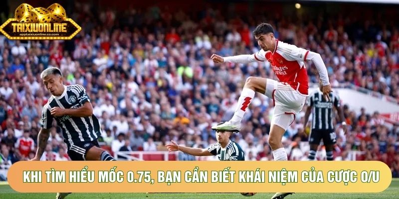 Khi tìm hiểu mốc 0.75, bạn cần biết khái niệm của cược O/U Khi tìm hiểu mốc 0.75, bạn cần biết khái niệm của cược O/U