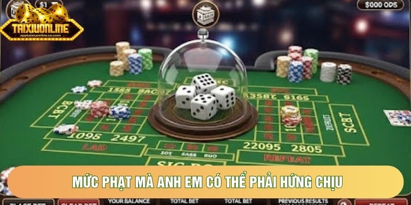 Mức phạt mà anh em có thể phải hứng chịu Mức phạt mà anh em có thể phải hứng chịu