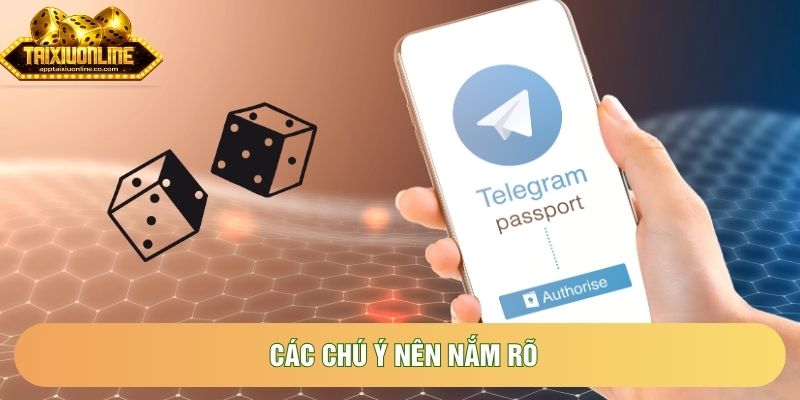 Các chú ý nên nắm rõ Các chú ý nên nắm rõ