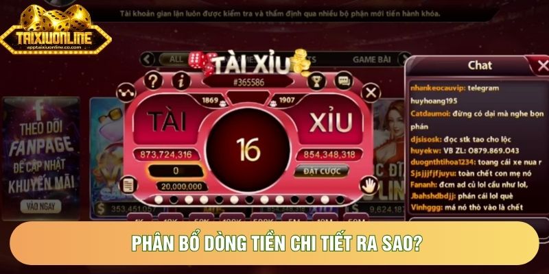 Phân bổ dòng tiền chi tiết ra sao? Phân bổ dòng tiền chi tiết ra sao?